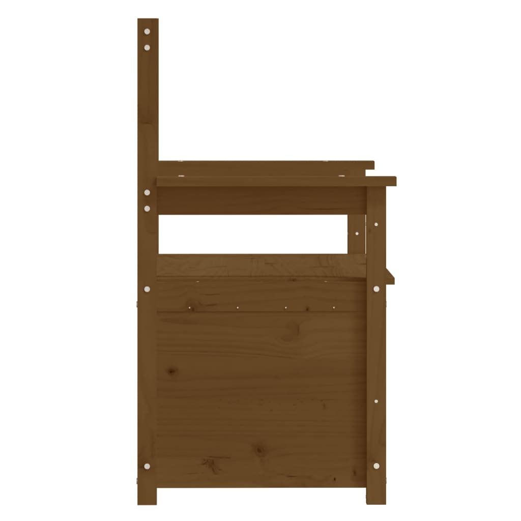 Ławka 112,5x51,5x96,5cm lite drewno sosna skrzynia ławka duży wybór vidaXL - Zdjęcie 21 z 50