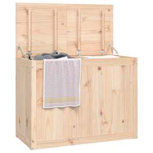 Box na prádlo 88,5x44x66 cm masivní borové dřevo - obrázek 4