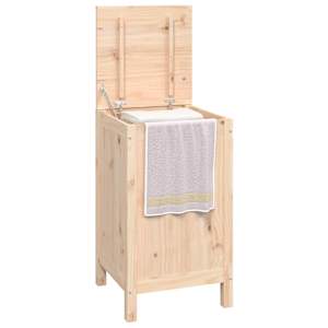 Box na prádlo 44 x 44 x 76 cm masivní borové dřevo - obrázek 4