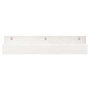 Nástěnné police 2 ks bílé 50 x 12 x 9 cm masivní borové dřevo - obrázek 4