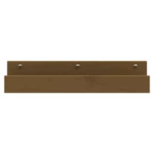 Nástěnné police 2 ks medově hnědé 50x12x9 cm masivní borovice - obrázek 4