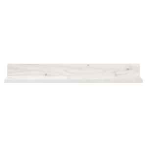 vidaXL Wandkasten 2 st 80x11x9 cm massief grenenhout wit