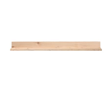 vidaXL Wall Shelves 2 pcs 110x11x9 cm Solid Wood Pine