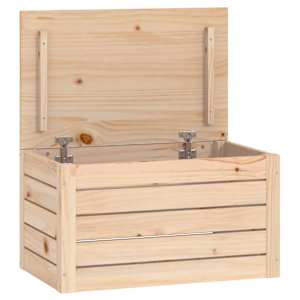 Úložný box 59,5 x 36,5 x 33 cm masivní borové dřevo - obrázek 2
