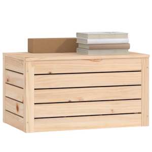 Úložný box 59,5 x 36,5 x 33 cm masivní borové dřevo - obrázek 4