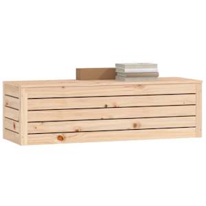 Úložný box 109x36,5x33 cm masivní borové dřevo - obrázek 4