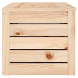 Úložný box 109x36,5x33 cm masivní borové dřevo - obrázek 7