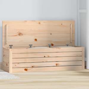 Úložný box 109x36,5x33 cm masivní borové dřevo - obrázek 1