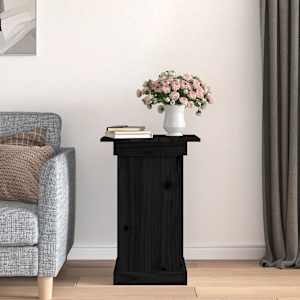 vidaXL blomsterstander 40x40x60 cm massivt fyrretr&aelig; sort