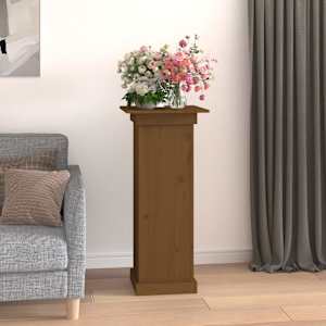 vidaXL Stojan na květiny medově hněd&yacute; 40x40x90 cm masivn&iacute; borov&eacute; dřevo