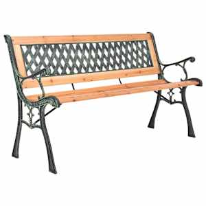 vidaXL aiapink, 116 cm, malm ja nulupuit