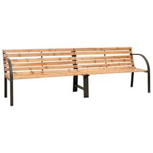 vidaXL topelt aiapink, 225 cm, nulupuit