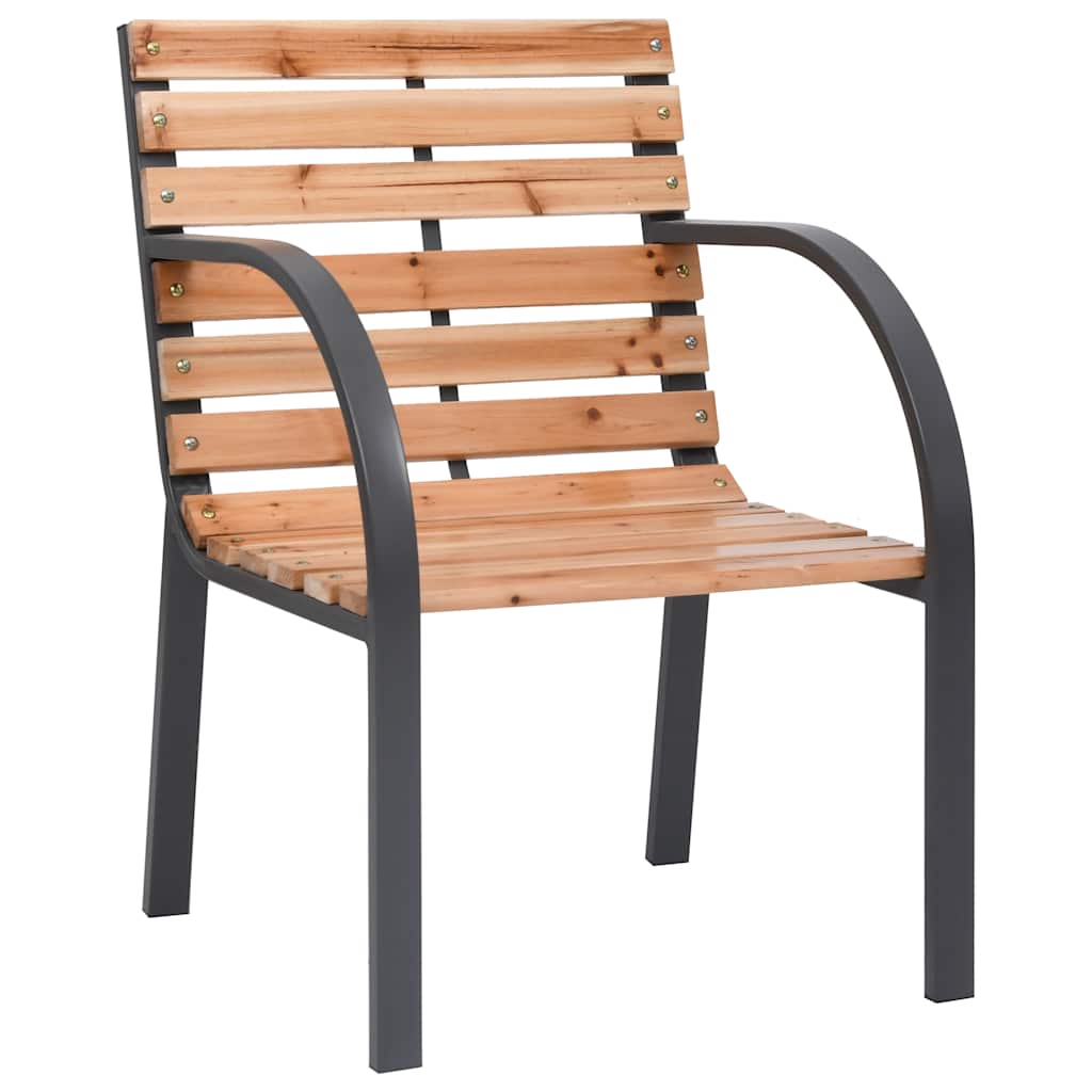 vidaXL Tuinstoelen 2 st massief vurenhout afbeelding