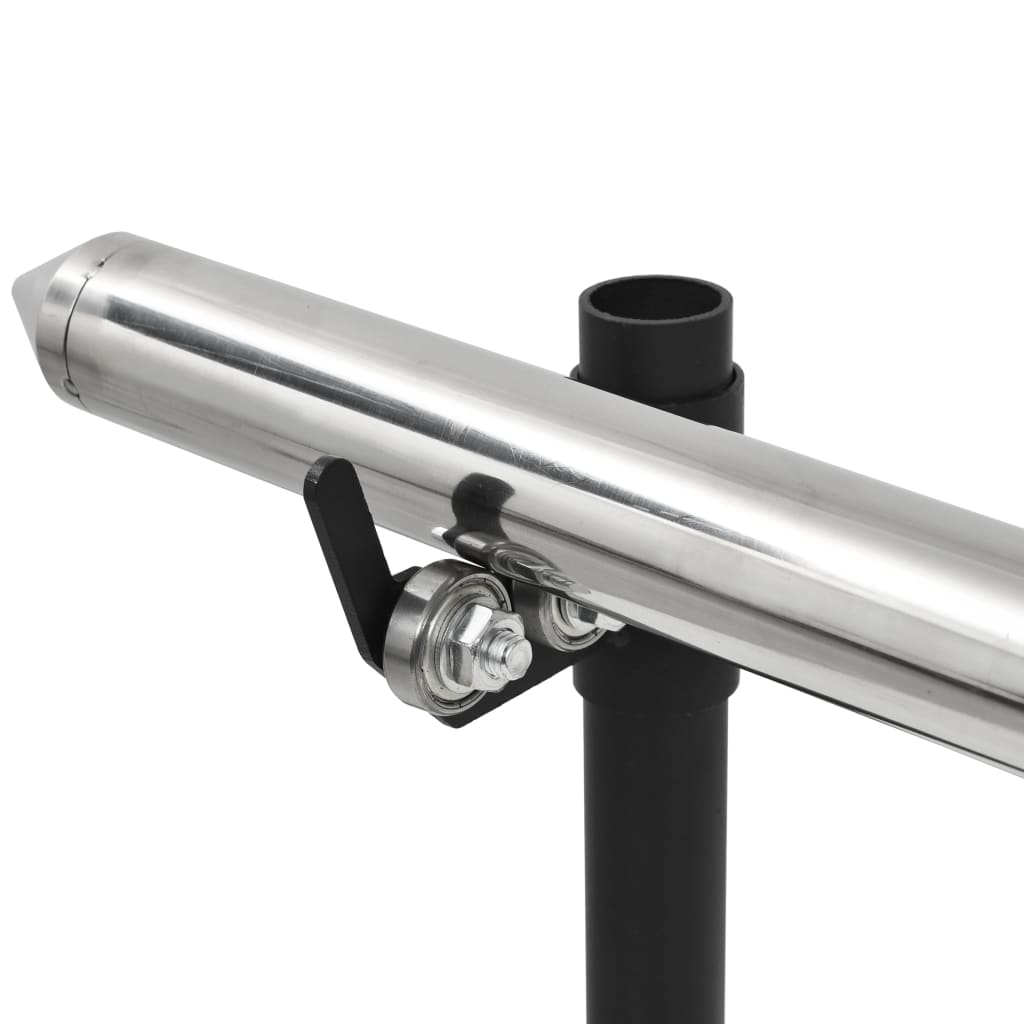 Set Griglia E Vassoio Barbecue Automatico In Acciaio Inox VidaXL 17 width=274