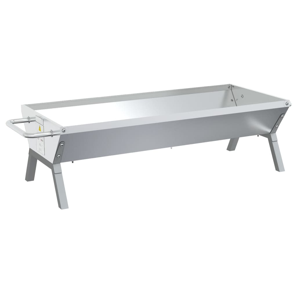 Set Griglia E Vassoio Barbecue Automatico In Acciaio Inox VidaXL 19 width=274
