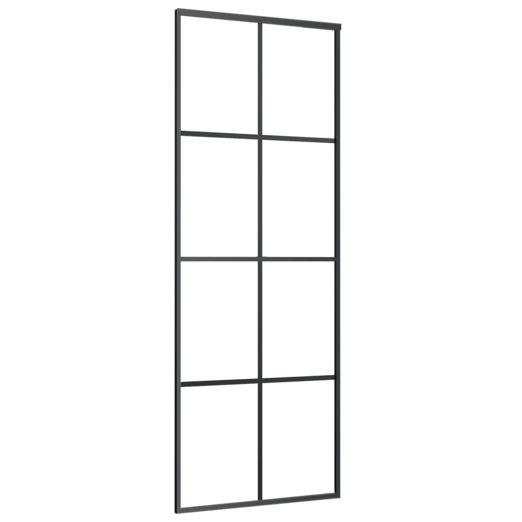 Schiebetür mit Beschlag ESG-Glas Aluminium Glastür mehrere Auswahl vidaXL - Produktbild 3