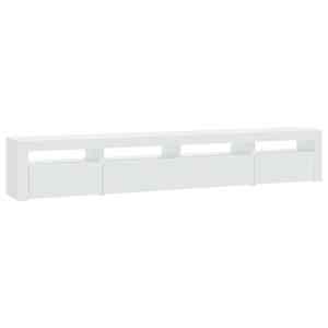 TV skříňka s LED osvětlením bílá 240x35x40 cm - obrázek 7