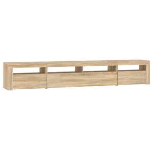 TV skříňka s LED osvětlením dub sonoma 240x35x40 cm - obrázek 7