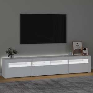 TV skříňka s LED osvětlením bílá 210 x 35 x 40 cm - obrázek 3