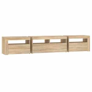 TV skříňka s LED osvětlením dub sonoma 210 x 35 x 40 cm - obrázek 8