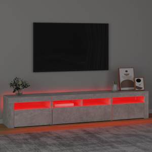 TV skříňka s LED osvětlením betonově šedá 210x35x40 cm - obrázek 5