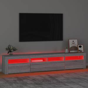 TV skříňka s LED osvětlením šedá sonoma 210 x 35 x 40 cm - obrázek 5