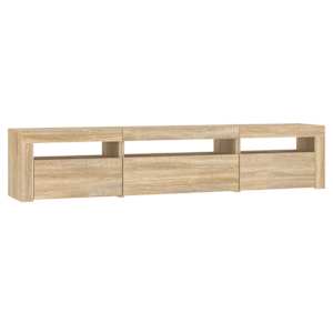 TV skříňka s LED osvětlením dub sonoma 195 x 35 x 40 cm - obrázek 7