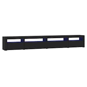 TV skříňka s LED osvětlením černá 270 x 35 x 40 cm - obrázek 2