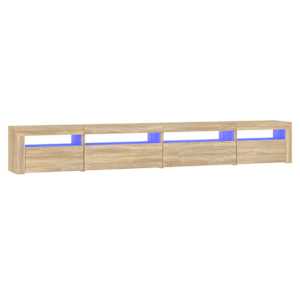 TV skříňka s LED osvětlením dub sonoma 270 x 35 x 40 cm - obrázek 2