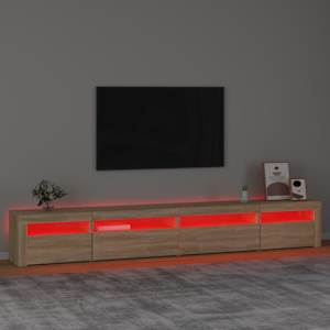 TV skříňka s LED osvětlením dub sonoma 270 x 35 x 40 cm - obrázek 5