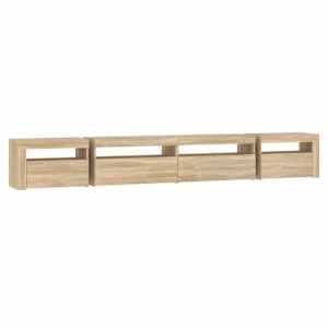 TV skříňka s LED osvětlením dub sonoma 270 x 35 x 40 cm - obrázek 7
