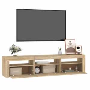 TV skříňka s LED osvětlením dub sonoma 180x35x40 cm - obrázek 6