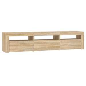 TV skříňka s LED osvětlením dub sonoma 180x35x40 cm - obrázek 7