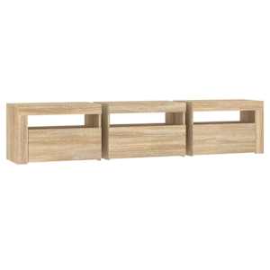 TV skříňka s LED osvětlením dub sonoma 180x35x40 cm - obrázek 8