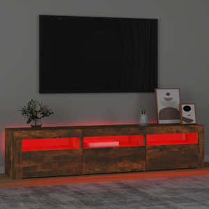 TV skříňka s LED osvětlením kouřový dub 180x35x40 cm - obrázek 5