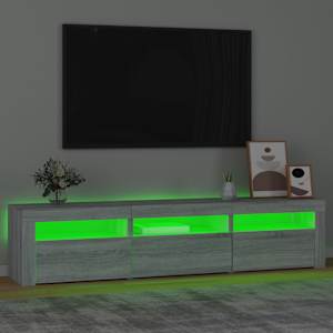 TV skříňka s LED osvětlením šedá sonoma 180x35x40 cm - obrázek 4