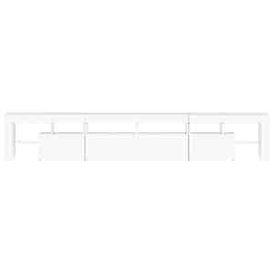 TV skříňka s LED osvětlením bílá 230x36,5x40 cm - obrázek 7