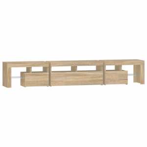 TV skříňka s LED osvětlením dub sonoma 230x36,5x40 cm - obrázek 8