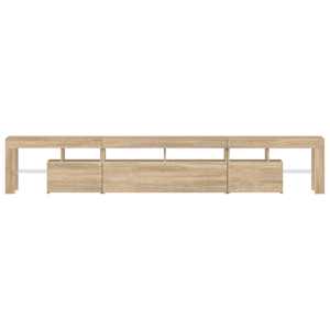 TV skříňka s LED osvětlením dub sonoma 230x36,5x40 cm - obrázek 9