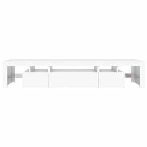 TV skříňka s LED osvětlením bílá 215x36,5x40 cm - obrázek 9