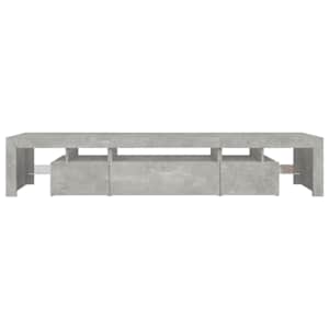 TV skříňka s LED osvětlením betonově šedá 215x36,5x40 cm - obrázek 9