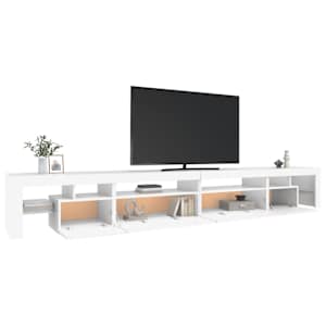 TV skříňka s LED osvětlením bílá 290 x 36,5 x 40 cm - obrázek 6