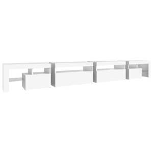 TV skříňka s LED osvětlením bílá 290 x 36,5 x 40 cm - obrázek 8