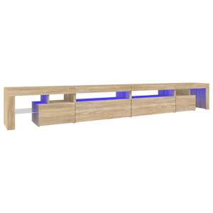 TV skříňka s LED osvětlením sonoma dub 290 x 36,5 x 40 cm - obrázek 2
