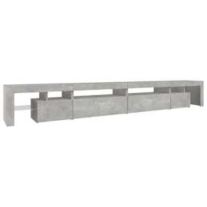 TV skříňka s LED osvětlením betonově šedá 290x36,5x40 cm - obrázek 7