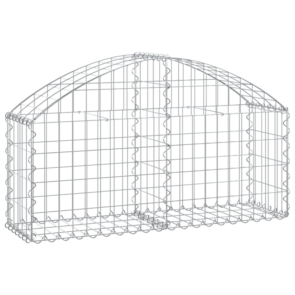 Arched Gabion Basket - Galvanized Steel Cage Wire Stone Wall Planter vidaXL - Picture 13 of 132