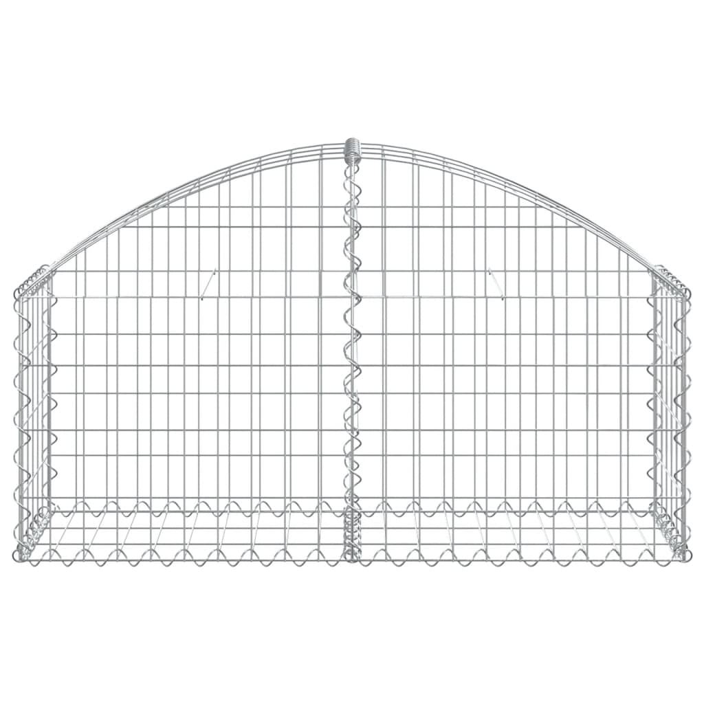 Arched Gabion Basket - Galvanized Steel Cage Wire Stone Wall Planter vidaXL - Picture 16 of 132