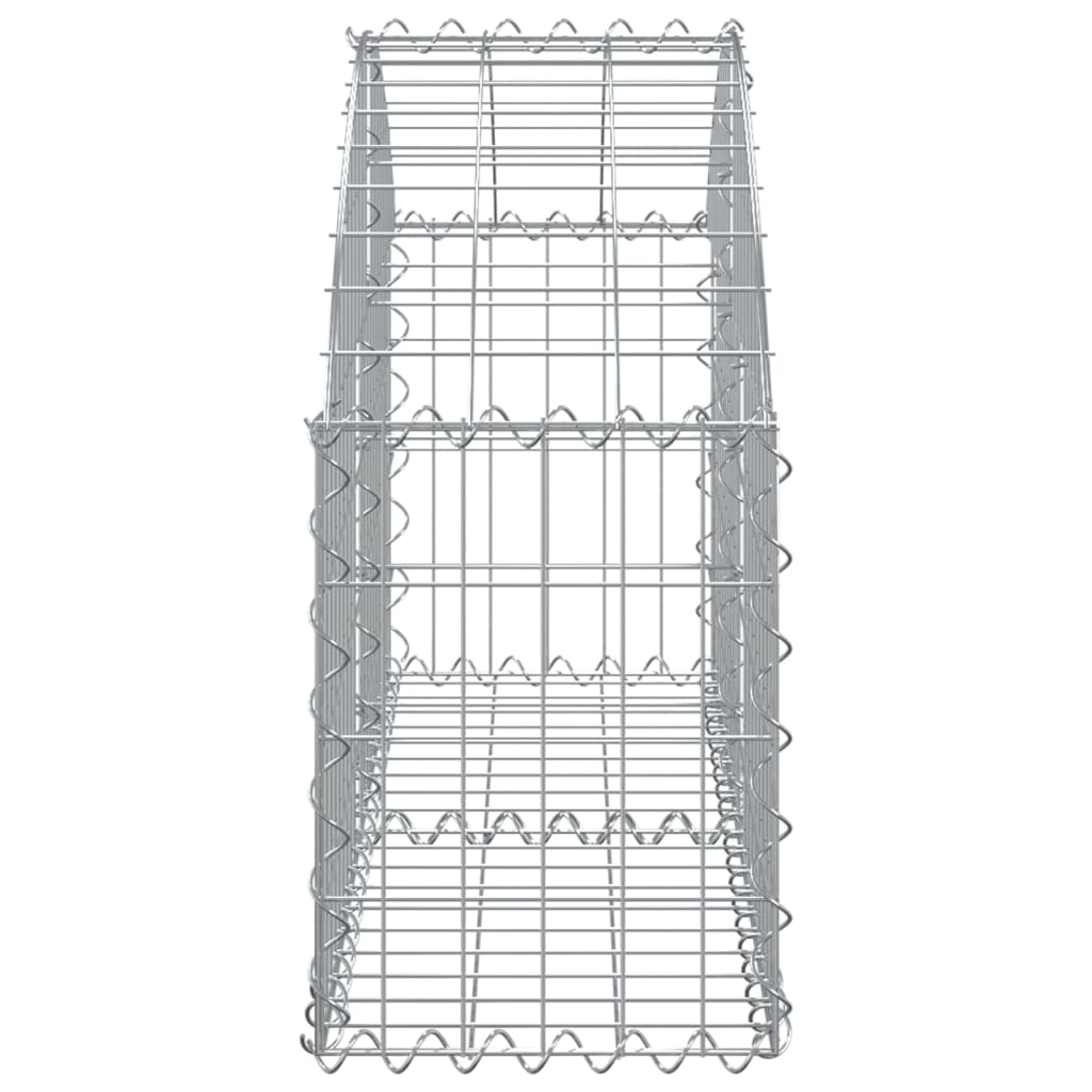 Arched Gabion Basket - Galvanized Steel Cage Wire Stone Wall Planter vidaXL - Picture 17 of 132