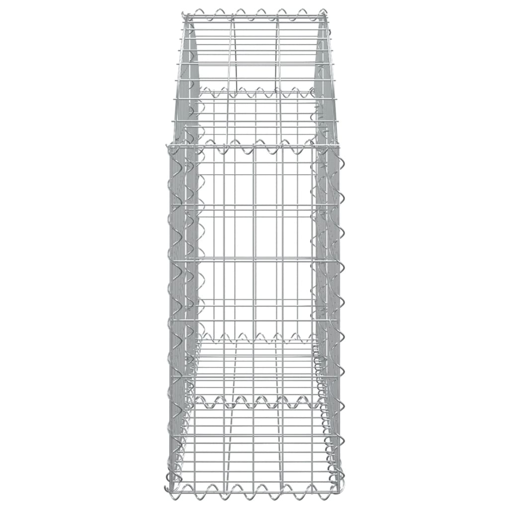 Arched Gabion Basket - Galvanized Steel Cage Wire Stone Wall Planter vidaXL - Picture 22 of 132