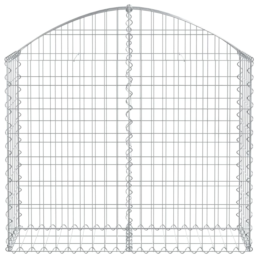 Arched Gabion Basket - Galvanized Steel Cage Wire Stone Wall Planter vidaXL - Picture 26 of 132
